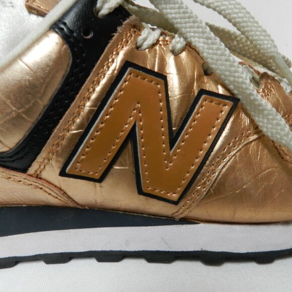 New Balance 574 Encap Sneakers Tennis Metallic Rose Gold Women Size 39  8 - Picture 8 of 15